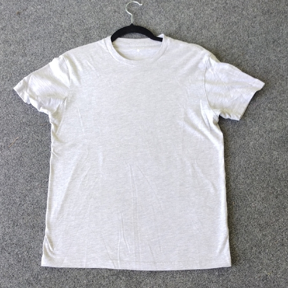 Classic Light Gray Men's T-Shirt - Picture 1 of 9